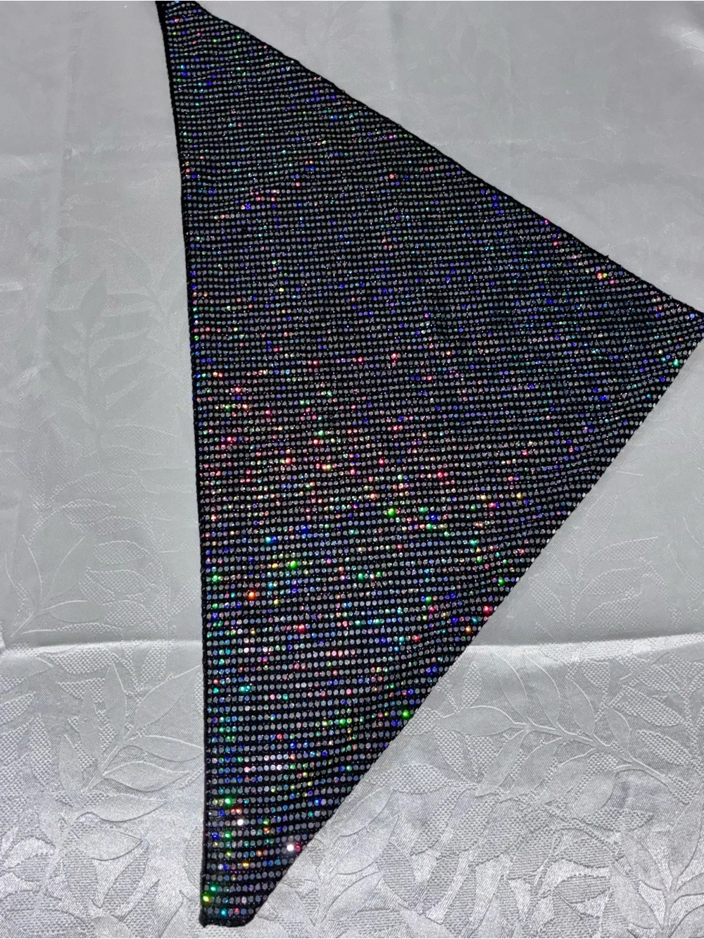 Black Holographic Bandana